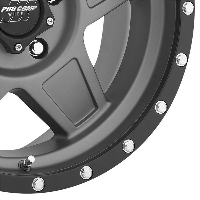 Pro Comp Alloy Wheels 2635-78573 Series 2635 Predator 17x8.5 with 5 on 5 Bolt Pattern 2 Tone Color Pro Comp Alloy Wheels - Truck Part Superstore