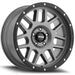 Pro Comp Alloy Wheels 2640-293645 Series 40 Vertigo 20x9 with 6 on 135 Bolt Pattern OS -12 Dark Gray Finish Pro Comp Alloy Wheels - Truck Part Superstore