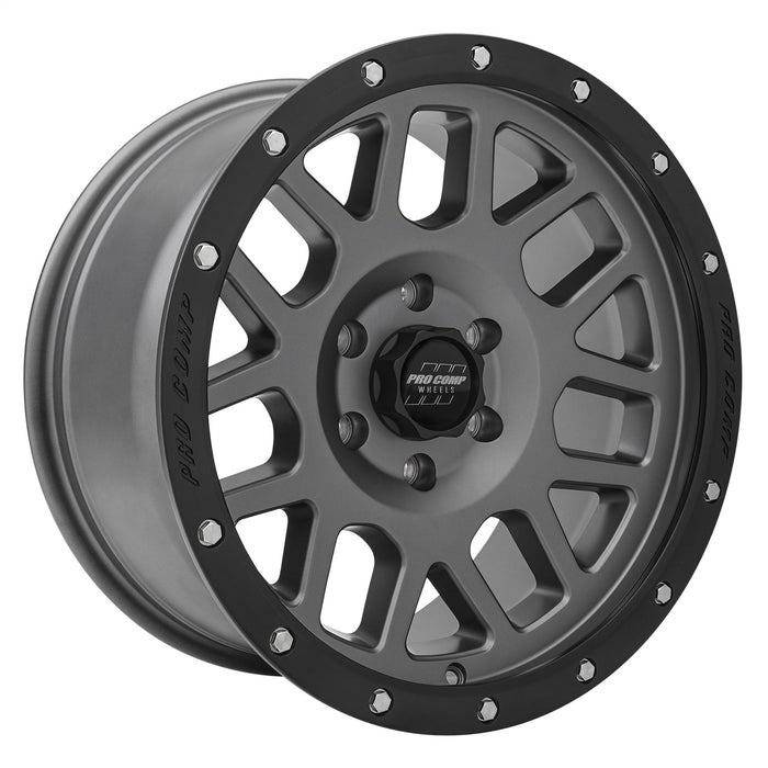 Pro Comp Alloy Wheels 2640-893650 Series 40 Vertigo 18x9 with 6 on 135 Bolt Pattern OS 0 Dark Gray Finish Pro Comp Alloy Wheels - Truck Part Superstore