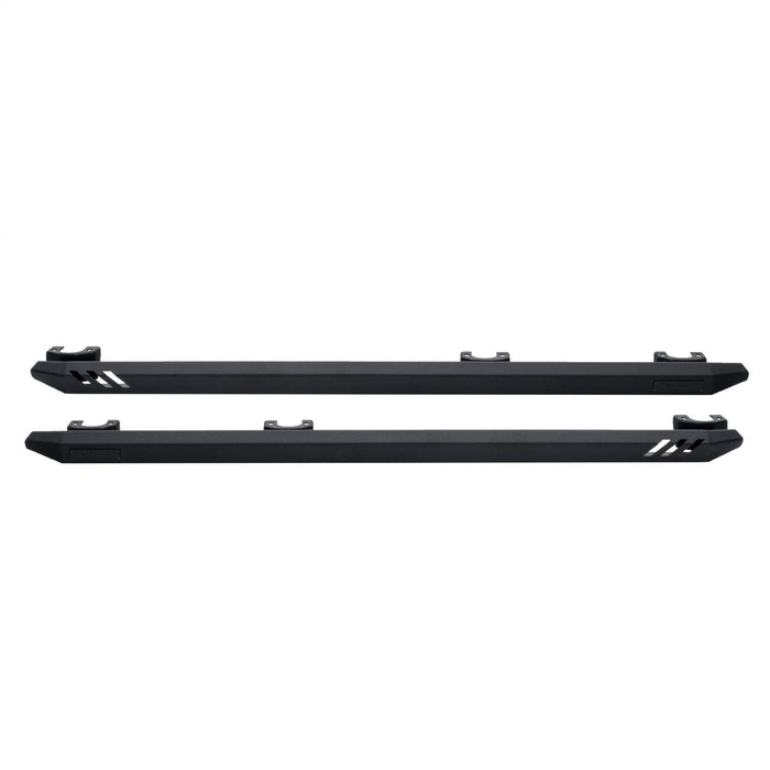 Rampage 26410030 Rock Rail Nerf Bar; Black; Pair; - Truck Part Superstore