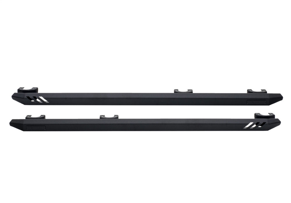 Rampage 26410035 Rock Rail Nerf Bar; Black; Pair; - Truck Part Superstore