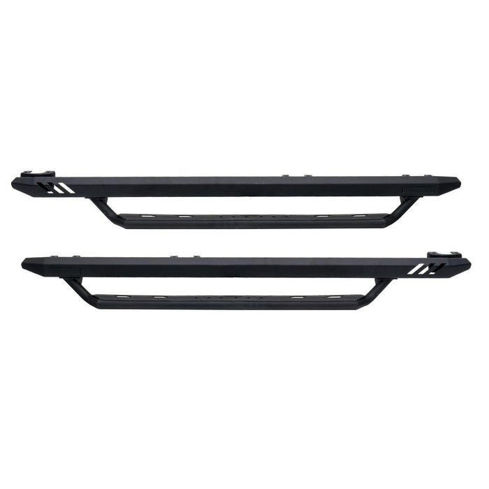Rampage 26410031 Rock Rail Nerf Bar; Black; Pair; - Truck Part Superstore