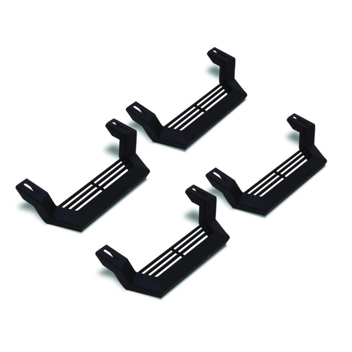 Rampage 26410034 Rock Rail Nerf Step; Black; Short Step; 4 pc.; - Truck Part Superstore
