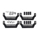 Rampage 26410034 Rock Rail Nerf Step; Black; Short Step; 4 pc.; - Truck Part Superstore