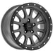 Pro Comp Alloy Wheels 2644-7973 Series 2644 Syndrome 17x9 with 5 on 5 Bolt Pattern Matte Graphite Pro Comp Alloy Wheels - Truck Part Superstore