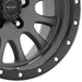 Pro Comp Alloy Wheels 2644-7973 Series 2644 Syndrome 17x9 with 5 on 5 Bolt Pattern Matte Graphite Pro Comp Alloy Wheels - Truck Part Superstore
