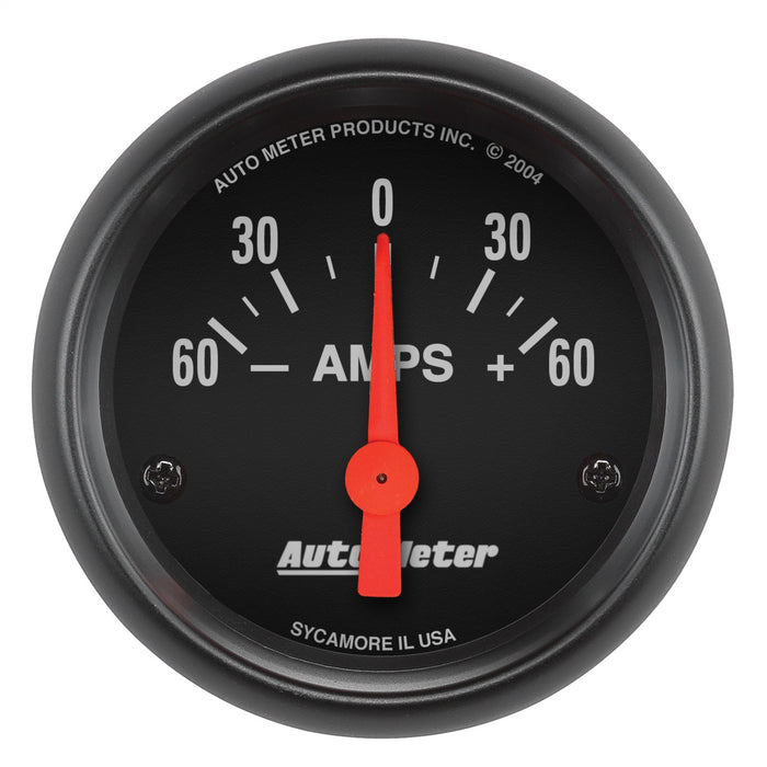 AutoMeter 2644 GAUGE; AMMETER; 2 1/16in.; 60A; ELECTRIC; Z-SERIES - Truck Part Superstore