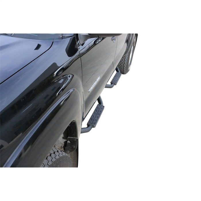 Rampage 26536 Slimline 2 in. Round Side Bar Cab Length - Truck Part Superstore