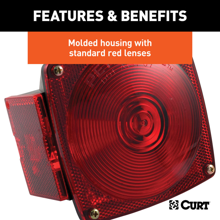 CURT 53441 CURT 53441 Driver-Side Combination Replacement Trailer Light; Stop Tail Turn - Truck Part Superstore