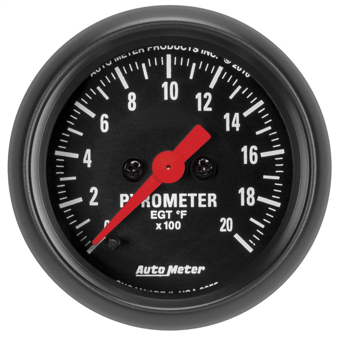 AutoMeter 2655 GAUGE; PYROMETER (EGT); 2 1/16in.; 2000deg.F; DIGITAL STEPPER MOTOR; Z-SERIES - Truck Part Superstore