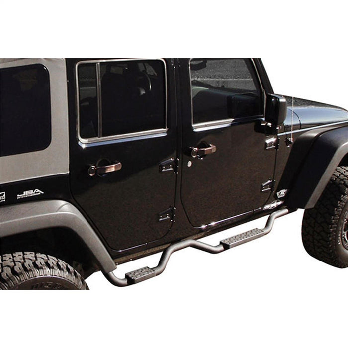 Rampage 26628 Slimline 2 in. Round Side Bar Cab Length - Truck Part Superstore