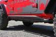 Rampage 26631 Rail Side™ Rocker Guard; Textured Black Powder Coat; w/Recessed Step; Pair; - Truck Part Superstore