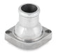 Mr Gasket 2671NA Water Neck; Straight Style; Polished Aluminum Finish; - Truck Part Superstore