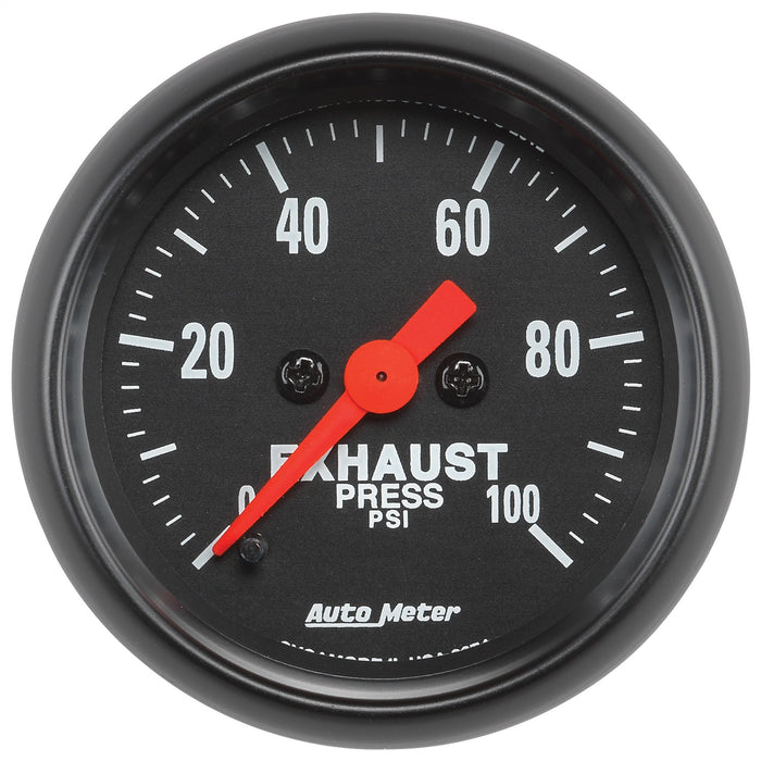 AutoMeter 2674 GAUGE; EXHAUST PRESS; 2 1/16in.; 100PSI; DIGITAL STEPPER MOTOR; Z-SERIES - Truck Part Superstore