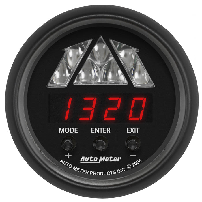 AutoMeter 2676 GAUGE; TACHOMETER; DIGITAL RPM W/LED SHIFT LIGHT; Z-SERIES - Truck Part Superstore