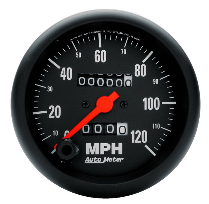 AutoMeter 2692 GAUGE; SPEEDOMETER; 3 3/8in.; 120MPH; MECHANICAL; Z-SERIES - Truck Part Superstore