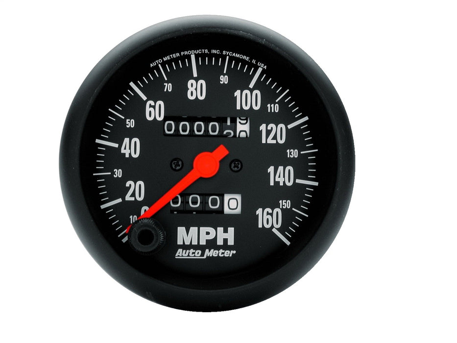 AutoMeter 2694 GAUGE; SPEEDOMETER; 3 3/8in.; 160MPH; MECHANICAL; Z-SERIES - Truck Part Superstore