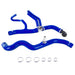 Mishimoto MMHOSE-F35T-17BL Silicone Coolant Hose Kit, Fits 2017 Ford Raptor 3.5L EcoBoost, Blue - Truck Part Superstore
