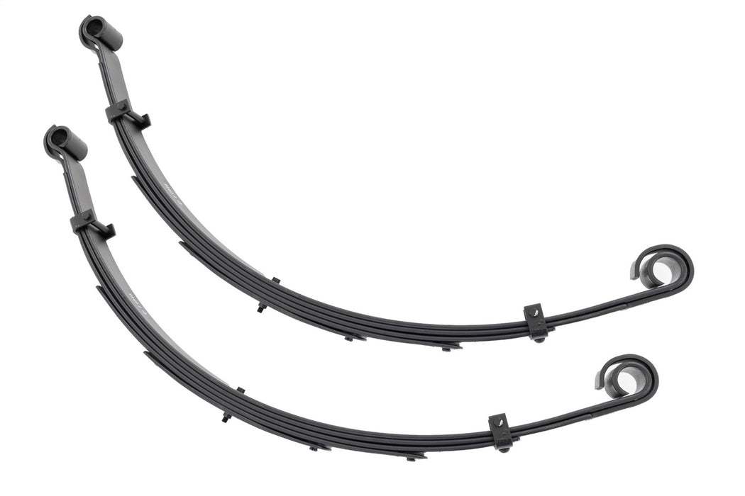 Rough Country 8014Kit Front Leaf Springs - 6" Lift - Pair - Jeep Wrangler YJ 4WD (87-95) - Truck Part Superstore