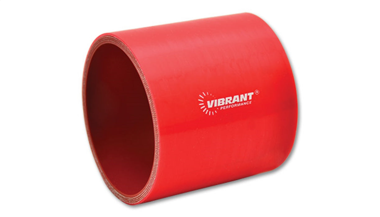 Vibrant Performance 2700R 4 Ply Silicone Sleeve; 1 in. I.D. x 3 in. Long; Red; - Truck Part Superstore