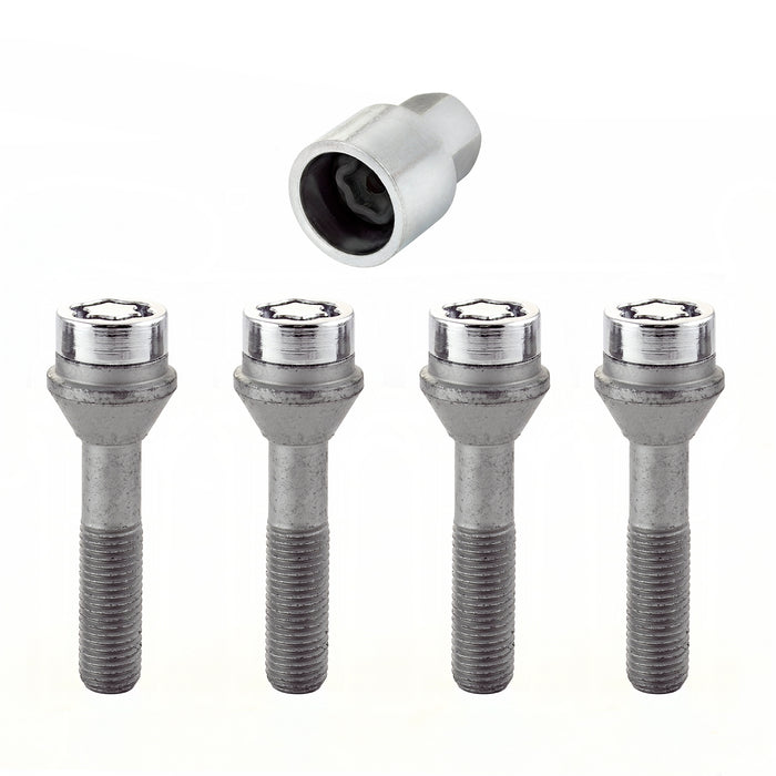 McGard 27014 Cone Seat Style Wheel Lock Bolts-Chrome - Truck Part Superstore