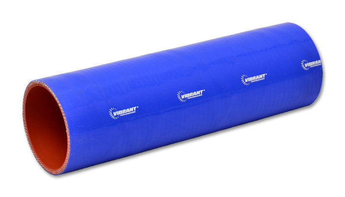 Vibrant Performance 27111B 4 Ply Silicone Sleeve; 2.5 in. I.D. x 12 in. Long; Blue; - Truck Part Superstore