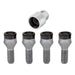 McGard 27178 Black Bolt Style Cone Seat Wheel Lock Set (M12 x 1.5) - Set of 4 Locks and 1 Key - Truck Part Superstore