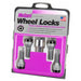 McGard 27178 Black Bolt Style Cone Seat Wheel Lock Set (M12 x 1.5) - Set of 4 Locks and 1 Key - Truck Part Superstore