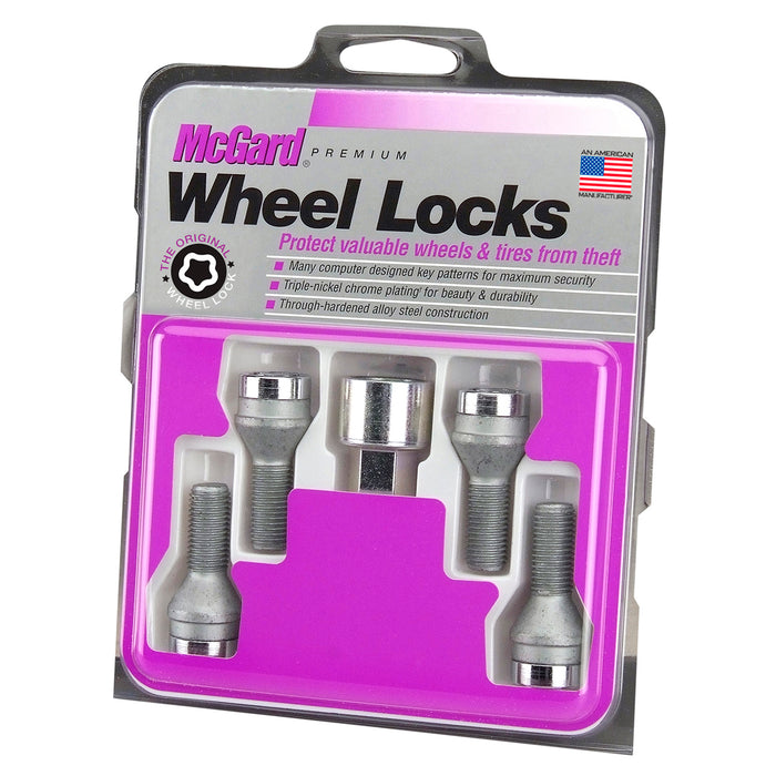 McGard 27179 Cone Seat Style Wheel Lock Bolts-Chrome - Truck Part Superstore