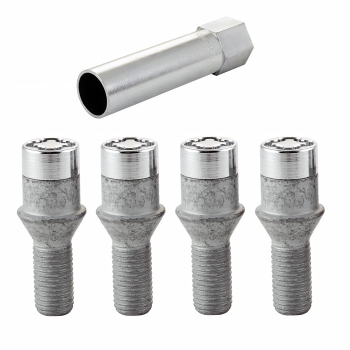 McGard 27191 Tuner Style Cone Seat Wheel Lock Bolts-Chrome - Truck Part Superstore