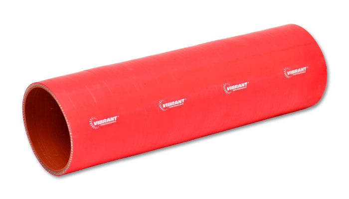 Vibrant Performance 27191R 4 Ply Silicone Sleeve; 4 in. I.D. x 12 in. Long; Red; - Truck Part Superstore