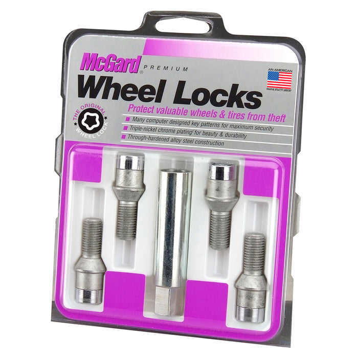 McGard 27191 Tuner Style Cone Seat Wheel Lock Bolts-Chrome - Truck Part Superstore