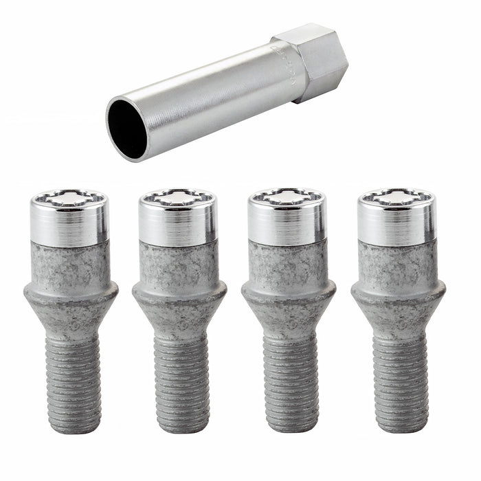 McGard 27192 Tuner Style Cone Seat Wheel Lock Bolts-Chrome - Truck Part Superstore