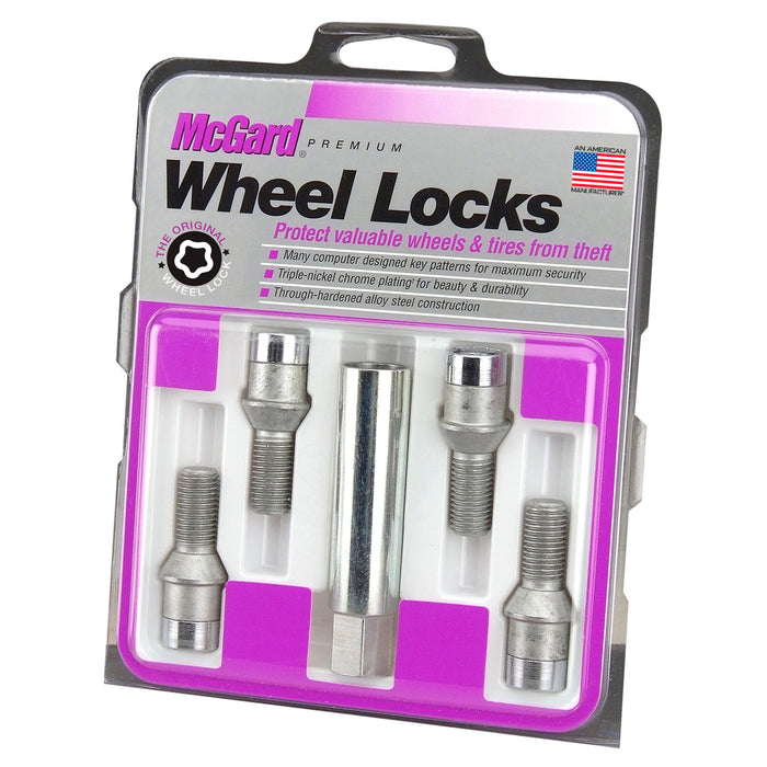 McGard 27201 Tuner Style Cone Seat Wheel Lock Bolts-Chrome - Truck Part Superstore