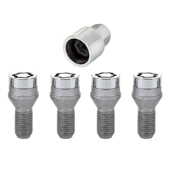 McGard 27204 Cone Seat Style Wheel Lock Bolts-Chrome - Truck Part Superstore