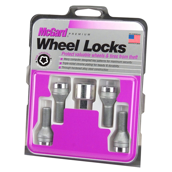 McGard 27222 Cone Seat Style Wheel Lock Bolts-Chrome - Truck Part Superstore