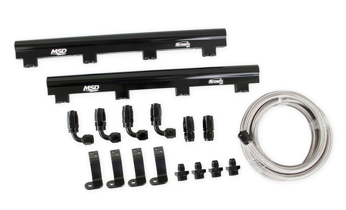 MSD 2723 MSD Atomic EFI Billet Fuel Rail Kit - Truck Part Superstore