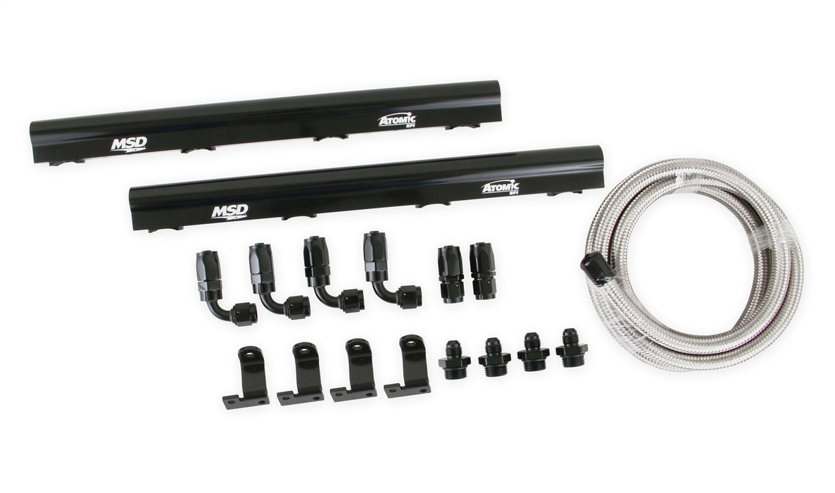 MSD 2725 MSD Atomic EFI Billet Fuel Rail Kit - Truck Part Superstore
