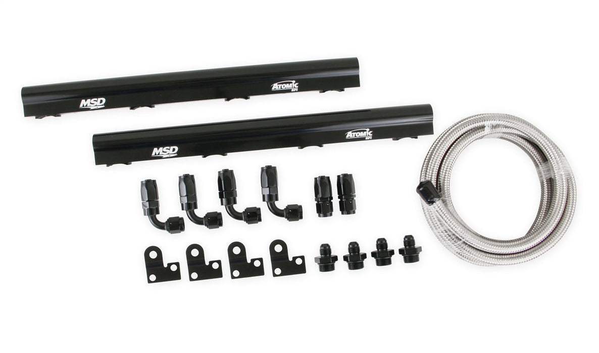 MSD 2725 MSD Atomic EFI Billet Fuel Rail Kit - Truck Part Superstore
