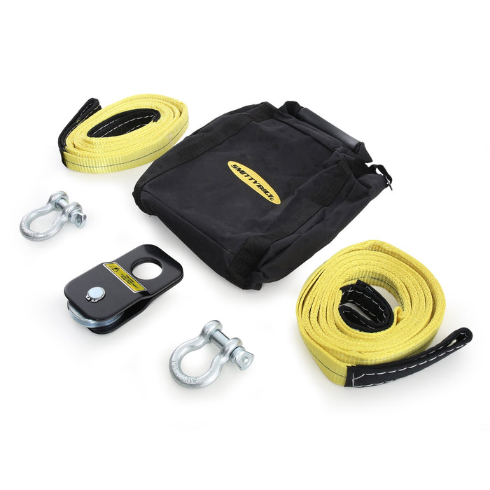 Smittybilt 2729 Winch Accessory Kit ATV Includes Snatch Block, Pair Of Shackles, Pair Of Straps Smittybilt - Truck Part Superstore