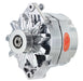 Powermaster Performance 27294-114 Alternator; 12si; 100 Amp; 75 Idle; 6 Groove Pulley; OE Look; Polished; - Truck Part Superstore