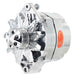 Powermaster Performance 27294-313 Alternator; 12si; 100 Amp; 75 Idle; 6 Groove Pulley; Cone; OE Look; Polished; - Truck Part Superstore