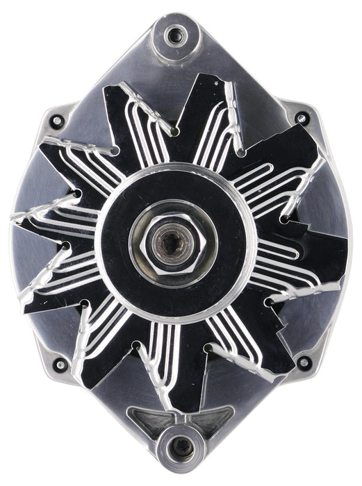 Powermaster Performance 27294 Alternator; 12si; 100 Amp; 75 Idle; 1V; OE Look; Polished; - Truck Part Superstore