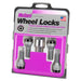 McGard 27305 Black Bolt Style Cone Seat Wheel Lock Set (M14 x 1.5) - Set of 4 Locks and 1 Key - Truck Part Superstore