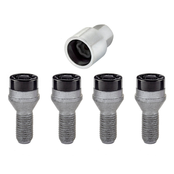 McGard 27316 Cone Seat Style Wheel Lock Bolts-Black - Truck Part Superstore