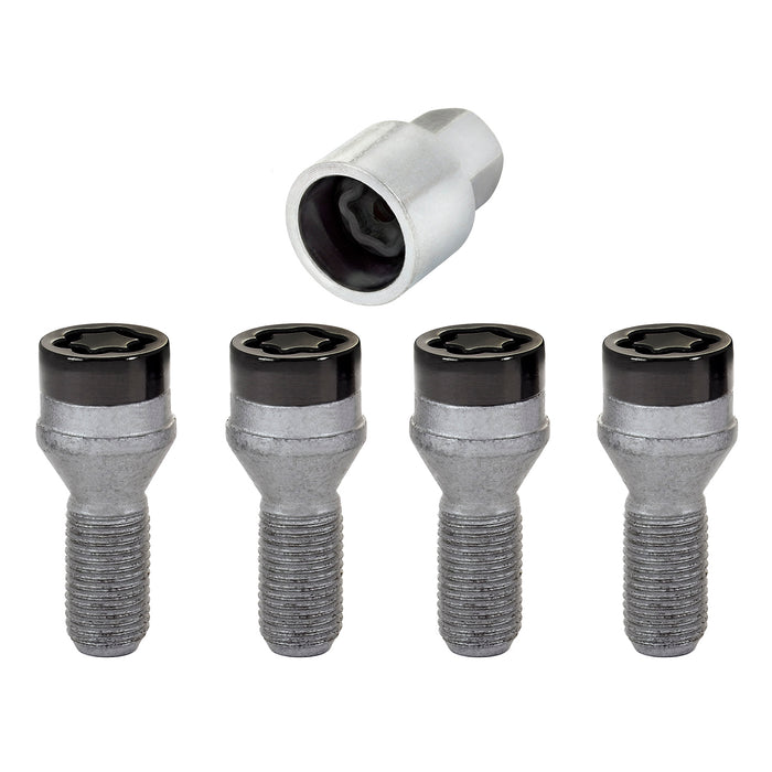 McGard 27326 Cone Seat Style Wheel Lock Bolts-Black - Truck Part Superstore