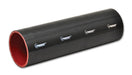 Vibrant Performance 27348 Straight Hose Coupler; 1.875 in. I.D. x 12.00 in. Long; Gloss Black; - Truck Part Superstore