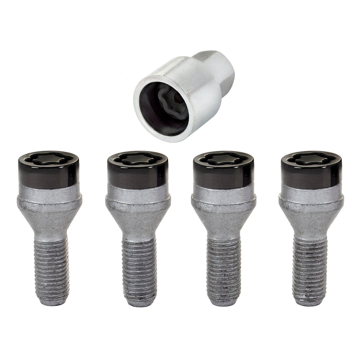 McGard 27361 Cone Seat Style Wheel Lock Bolts-Black - Truck Part Superstore