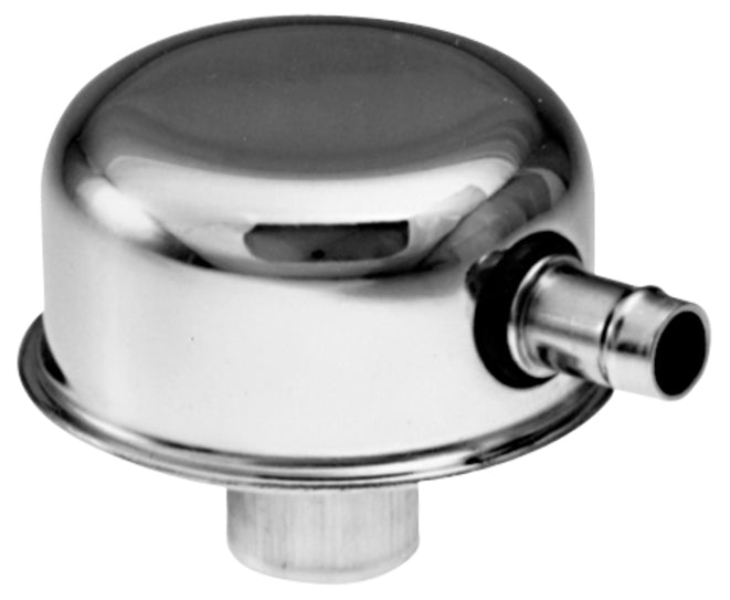 ProForm 66017 Engine Valve Cover Breather 3 Inch Diameter No Logo Push-In Style w/PCV Tube Chrome Proform - Truck Part Superstore