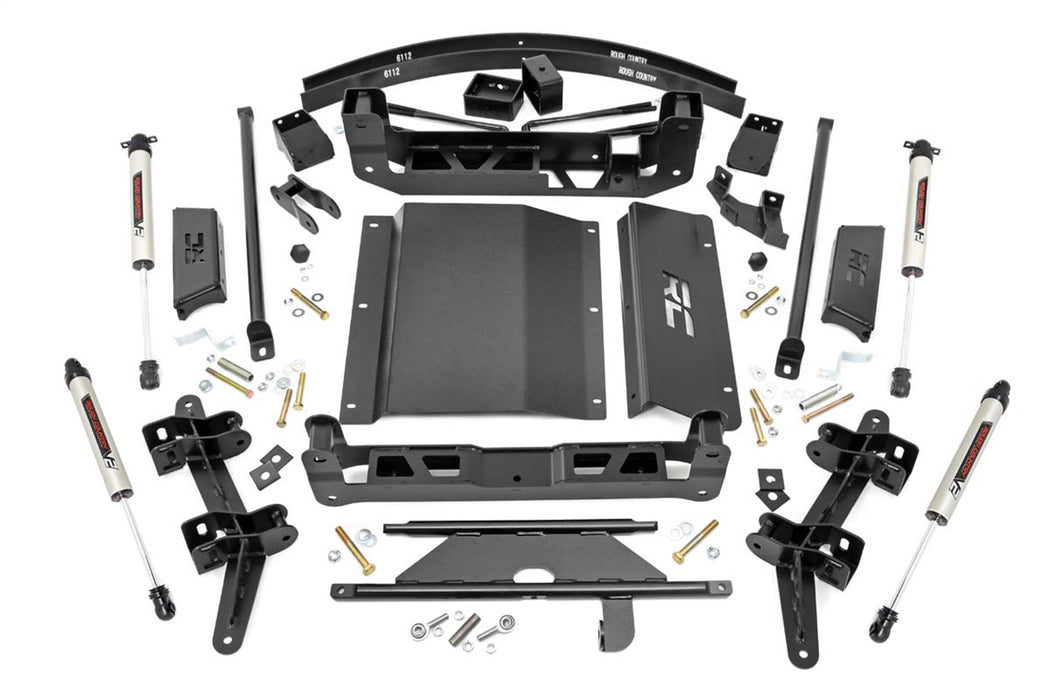 Rough Country 27670 6.0 Inch GM Suspension Lift Kit w/ V2 Shocks Rough Country - Truck Part Superstore